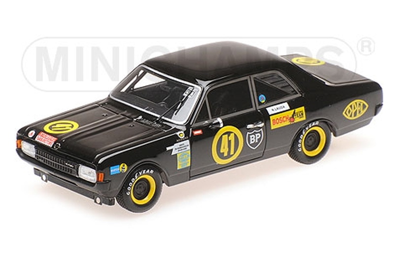 Opel Rekord C 1969 schwarze Witwe TULLN - LANGENLEBARN Niki LAUDA 1:43 Opel Rekord C 1969 schwarze Witwe TULLN - LANGENLEBARN Niki LAUDA 1:43